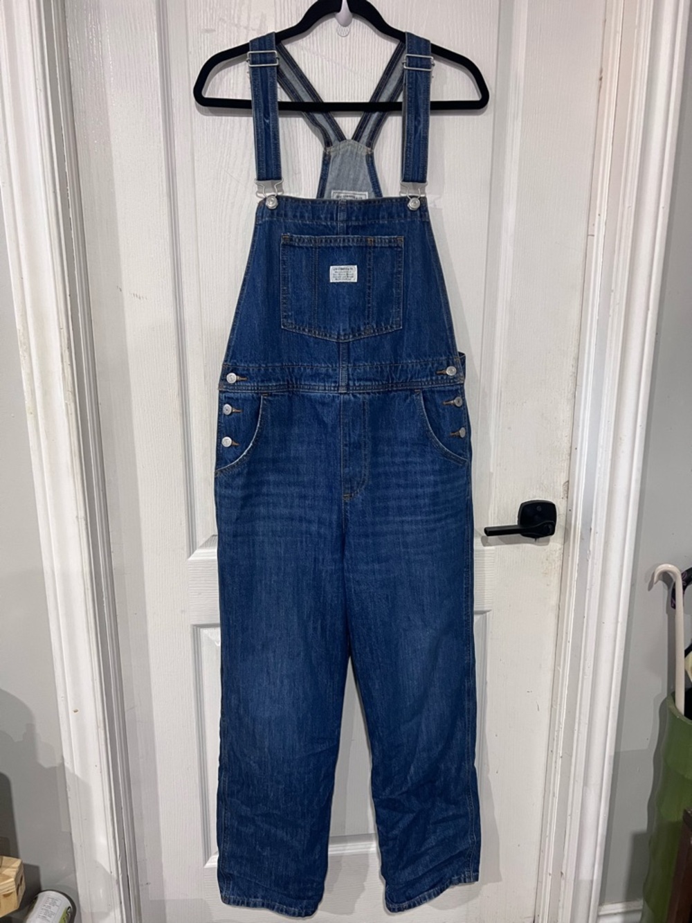SOLD! Levi's Women Vintage Denim Jean Overalls XL - Picture 3 of 16